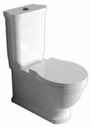 Back to Wall WC with Floor/Wall Outlet [with Fixing Kit] 380 x 550 x 420 mm Code: BDS-RET-606011-A-WH Back to Wall Bidet One Tap Hole [with Fixing Kit] 380 x 550 x 420 mm Code: