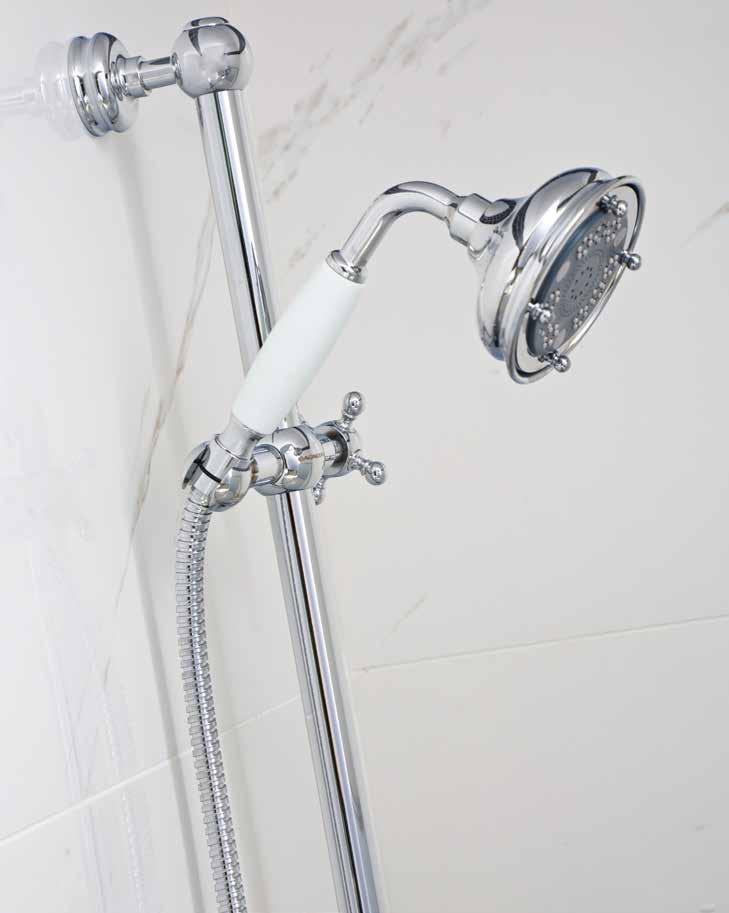 showering FINISHES: (CP) Chrome (BZ) Bronze