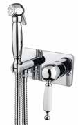 BDM-PRI-212180-Ashowering Bidet Spray Consists of: Bidet Shower, Wall Bracket and Flexible Brass Hose 1200 mm Code: