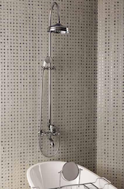 Shower Column with Fixed Shower Head Dia.