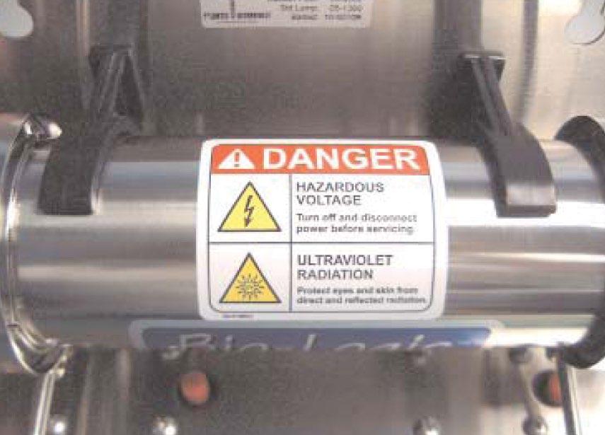 SAFETY WARNINGS All personnel should be alerted to the potential hazards indicated by the product safety labeling on this unit.