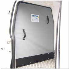Due to the multi-layered structure the cold safe walls are easy to handle and rugged in application.
