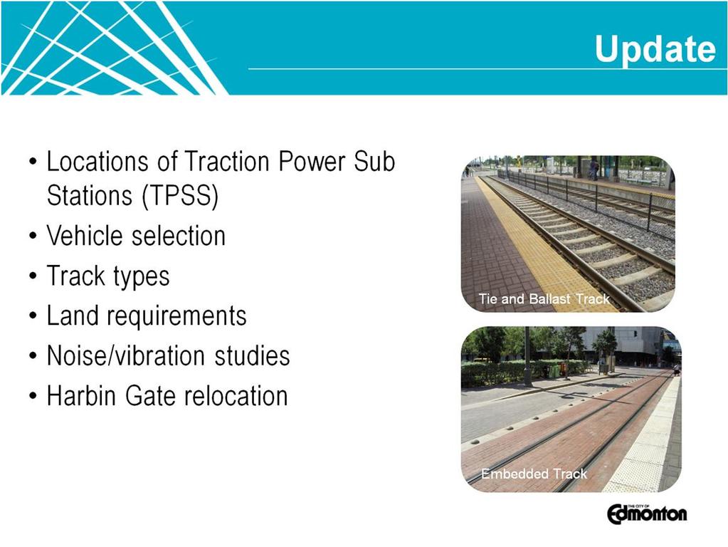 TPSS Preliminary requirements have been determined and locations have been added to Corridor and Access plans.
