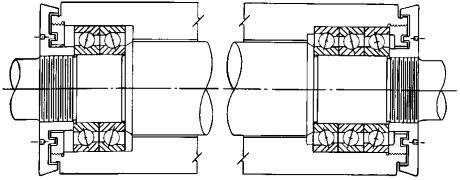 Typical Methods of Mounting Bearings For High Speed Operation The drawings here illustrate proven designs for high speed service, primarily for machine tool spindles.