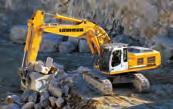 Overview of technical data Liebherr offers a comprehensive and well incremented range of tracked excavators for quarrying operations.