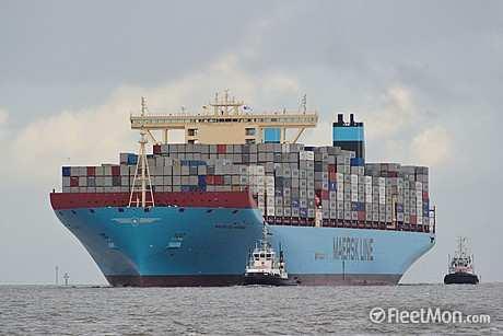 Very Large Container Ship Del July 2013 Majestic Maersk Cap.
