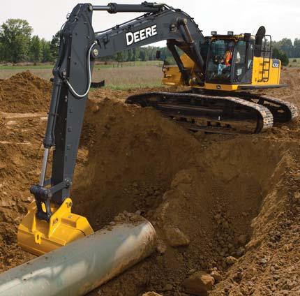 Three productivity modes allow you to choose the digging style that fits the job.