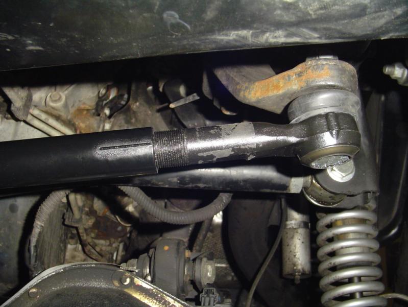 Pitman Arm Ball Joint Connections Quick Adjuster with Shaft Collars Installed 12) Make sure to take your JK to the