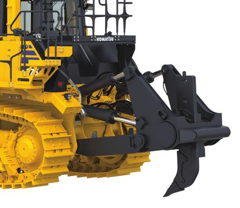 control lever. This function reduces DOWN operator effort during repeated passes. High Efficiency Blade and End Bit Design Komatsu America Corp. offers two standard blades for the D375A-8. The 24.