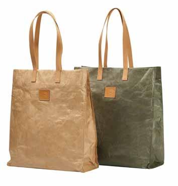 4 Volume (l): 20 TYVEK SHOPPER Top quality material Super lightweight, so you can easily take it with you Luxurious PU leather details Water resistant Spacious inner pocket with