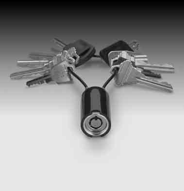KEYLOC / STEELCASE REPLACEMENT PLUGS KeyLOC The NEW tamper evident key ring from Chicago Lock. Vinyl coated steel cables the same used in the aircraft industry resistant to cutting.