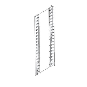 Part No Width Depth Height 5370-3601 36" - 1" 5370-4201 42" - 1" 5370-4801 48" - 1" WELDED end panels (14 ga posts & 24 ga side) Sections consisting of beaded front post, angle back post and