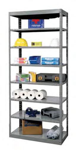 Fully Adjustable Intermediate Shelves with fixed top and bottom for a strong unit that DOES NOT require CROSS Braces www.hallowell-list.