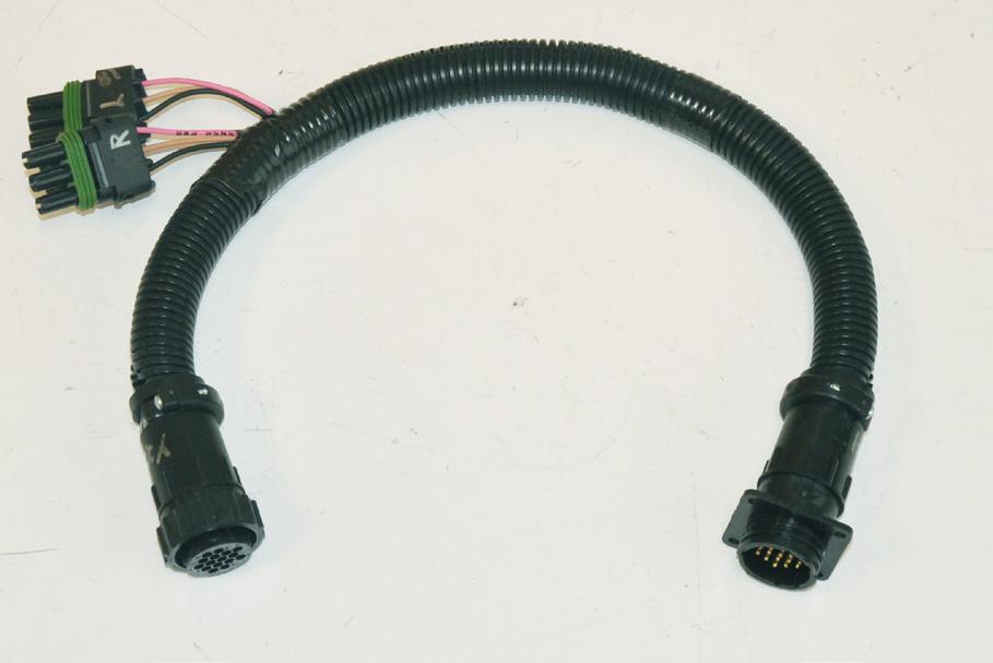 Installation Install Harness - HP2-JD10-16 1. Mount connection (1) in factory header harness location. 2. Connect (2) to factory 16 pin header connector. 3.