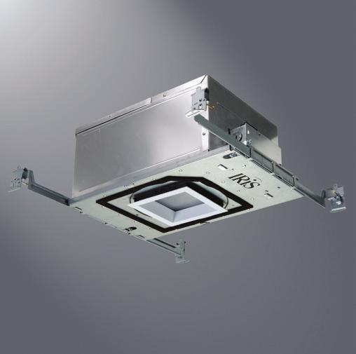 DESCRIPTION Recessed shallow lens LED downlight luminaire with 4 inch square aperture utilizing a LED array.