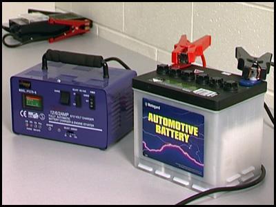 When a non-rechargeable battery is recharged at a high rate, an explosive gas mixture of hydrogen and oxygen may be produced faster than it can escape from within the walls of the battery, leading to