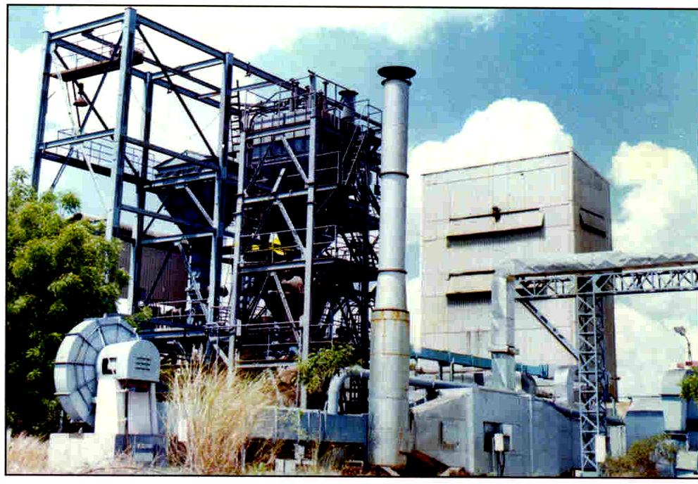 Solid Fuel Burning Test Facility SFBTF of 10 Mkcal/h capacity is used for coal