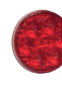 25 M09105R 2, 9 LED red beehive
