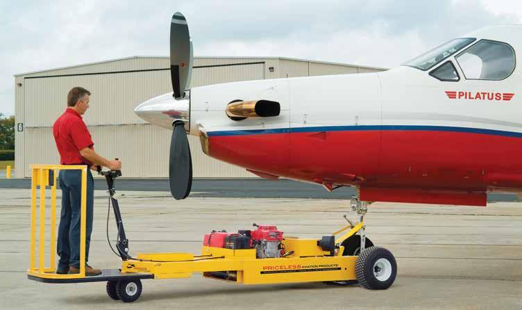(87-100LL) Electric key start Heavy-Duty hydrostatic transmission Electro-Hydraulic nose wheel Clamp&Lift system Quick-Lock strap to secure nosewheel