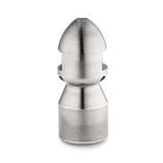 Pipe cleaning nozzle, standard 24 5.763-090.0 Standard pipe cleaning nozzle for pipe cleaning hoses with G1/4" threaded connection.