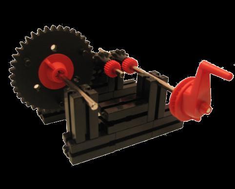 Simple Gear Train with Idler IDLER GEAR Input and