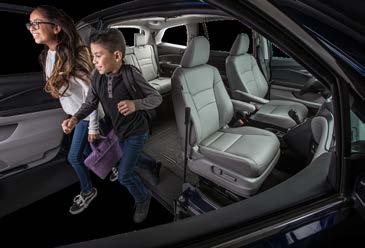 comfortably, more flexibility with a removable front seat and