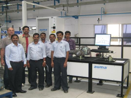 Auma India sets up Field Bus Test Facility at its Electronics Lab Host System Solution (DCS - Optional) AIMS Actuators at Field Auma India has built an in-house test facility for testing up