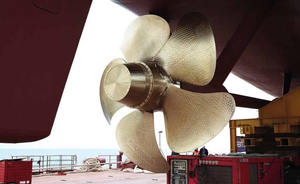 Propellers System The largest shipbuilding group in the Mediterranean area, Fincantieri has more than fifty years of experience in the design and manufacture of propellers.
