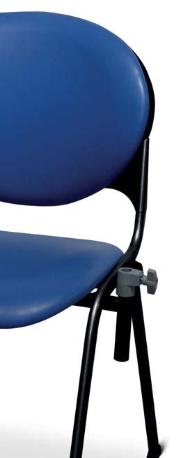adjustable easy clean moulded polyurethane armrest that can be positioned on either