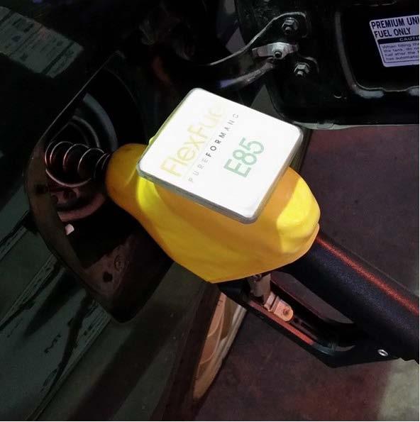 E85 / Ethanol: Add ethanol to your gas tank, then start the vehicle.