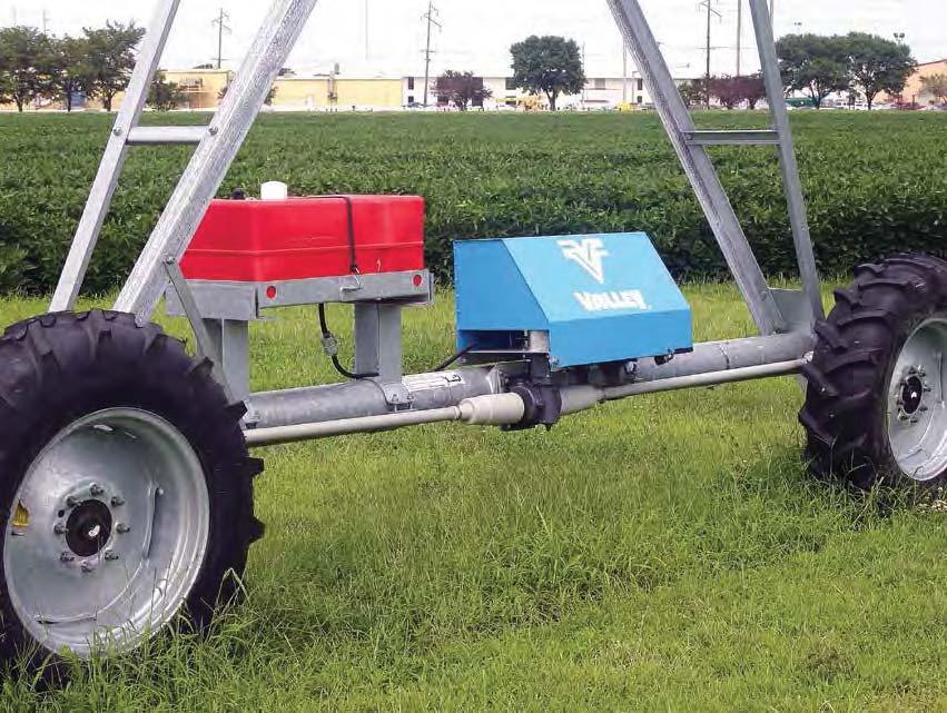 Single Span Engine Drive Valley Single Span Engine Drive The Valley Single Span Engine Drive is the ideal option for irrigating small fields up to 6 acres wherever electric power is not readily