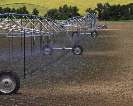 Pivot Sprinklers / accessories & options Smart options for common challenges Solve Wheel Track Problems Excessive water in the wheel tracks can cause slippage of the tires, causing the system to slow