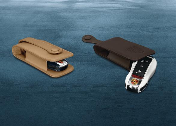 Porsche Crest. Includes the Available in selected colours. shift paddles located behind the tether for the vehicle key.