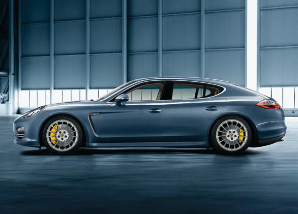 20-inch Panamera Sport wheels with summer tyres Wheels The wheels of the Panamera all brake system.