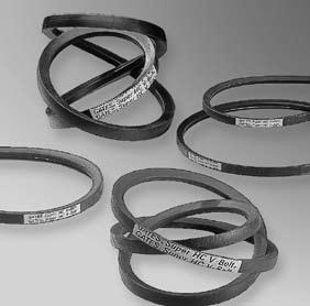 VI. Belt identification Super HC MN - Raw edge, moulded notch, narrow section V-belt Super HC moulded notch V-belts put more power where high speeds, high speed ratios or small pulley diameters are