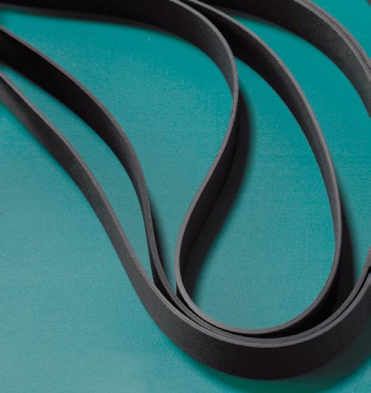 4 CRELAST Endless-Flat belts elastic CRELAST - flat belts are elastic - no tensile member - and endless cured according to our unique