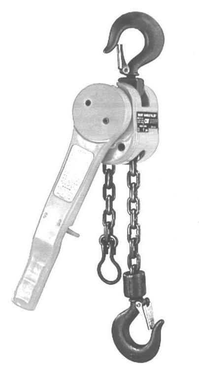 OPERATION SERVICE PARTS TUGIT2 Manually Operated Short Handle Lever Hoist