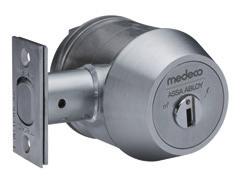 Medeco M 3 & X4 CLIQ 29 Deadbolts In addition to the physical security of the Maxum deadbolt, the M 3 & X4 CLIQ cylinder provides an audit trail, the ability to schedule user access rights and the