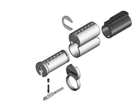 KeyMark x4 Technical Information: 6 and 7 pin cylinders available in SFIC, LFIC, rim and mortise cylinders 6 pin cylinders available for key-in-knob/lever cylinders Solid brass construction Cast