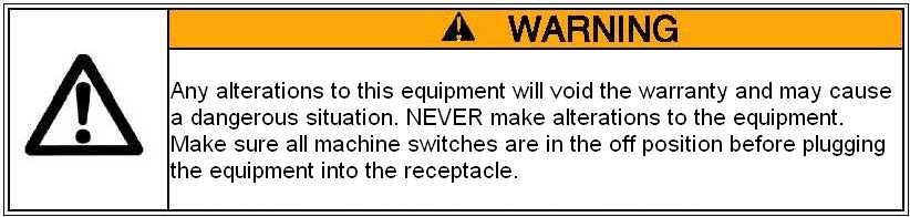 Do NOT immerse any part of this equipment in