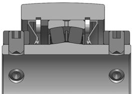 It is typical in these larger units that one bearing is a Non- unit an the other an Unit. The non-expansion bearing shoul be installe first an generally next to the rive equipment.