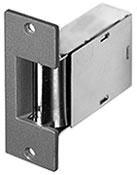 001 - Elecrtic Strike For use in new or replacement installations in wood and metal jambs. For use with locksets having up to 5/8 throw.