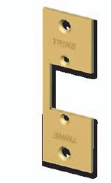 234X-375 Extended Faceplate Standard ANSI prep features an extended ramp to accommodate additional face of Timely frames (or similar). Ramp is extended 3/8. For new or replacement installations.