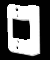 Use with 4510, 4710 & 4750 Adams Rite dead latches. Replaces 4502 strike plate with slight modification.