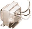Characteristics: 5203 -- (3) -- PLUG IN TYPE (AC) 120 volt primary AC Electric Characteristics: 5204 -- (3) -- PLUG IN TYPE (AC) 120