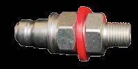 60 15,000PSI Male QUICK COUPLING PART NUMBERING SYSTEM: UHP115-04 - 04 - C - UHP 115 Series