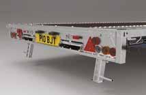 High grip, full width tail ramp A high strength, easy ramp solution for tilt-bed operation trailers