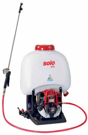 Heavy-duty shut-off valve with pressure gauge. 405-B Bleach Sprayer Safely sprays bleach solutions to remove mildew, algae, and other unwanted materials caused by flooding.