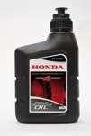 16 PREMIUM OIL AND FUEL CAN Developed specifically for Honda engines. Manufactured to deliver high-performance lubrication, Genuine Honda Oil is available in 1, 5 and 20 litre containers.