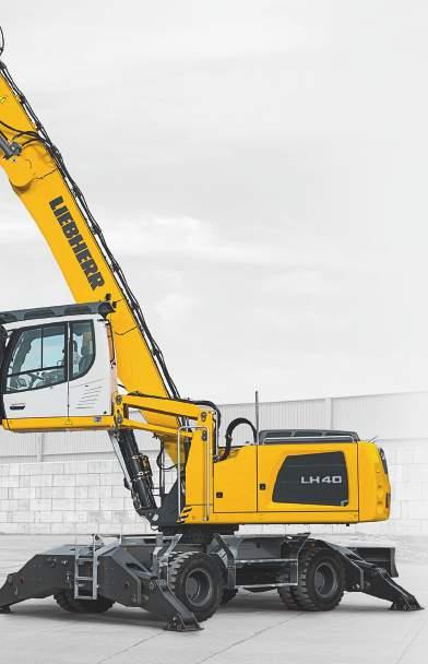 Clever Technology for Maximum Performance and Economy Liebherr diesel engine ERC system from machine class LH 40 Load-sensing-control Liebherr-Power Efficiency (LPE) MODE selection (Sensitive, ECO,
